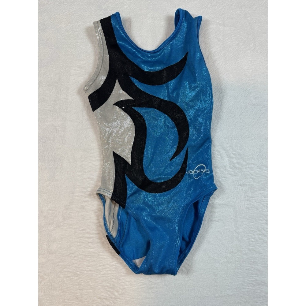 Obersee Gymnastics Leotards Blue Foil‎ Collection Size CM